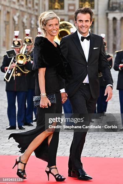 Chloé Bouygues and Yannick Bolloré arrive at the Palace of .